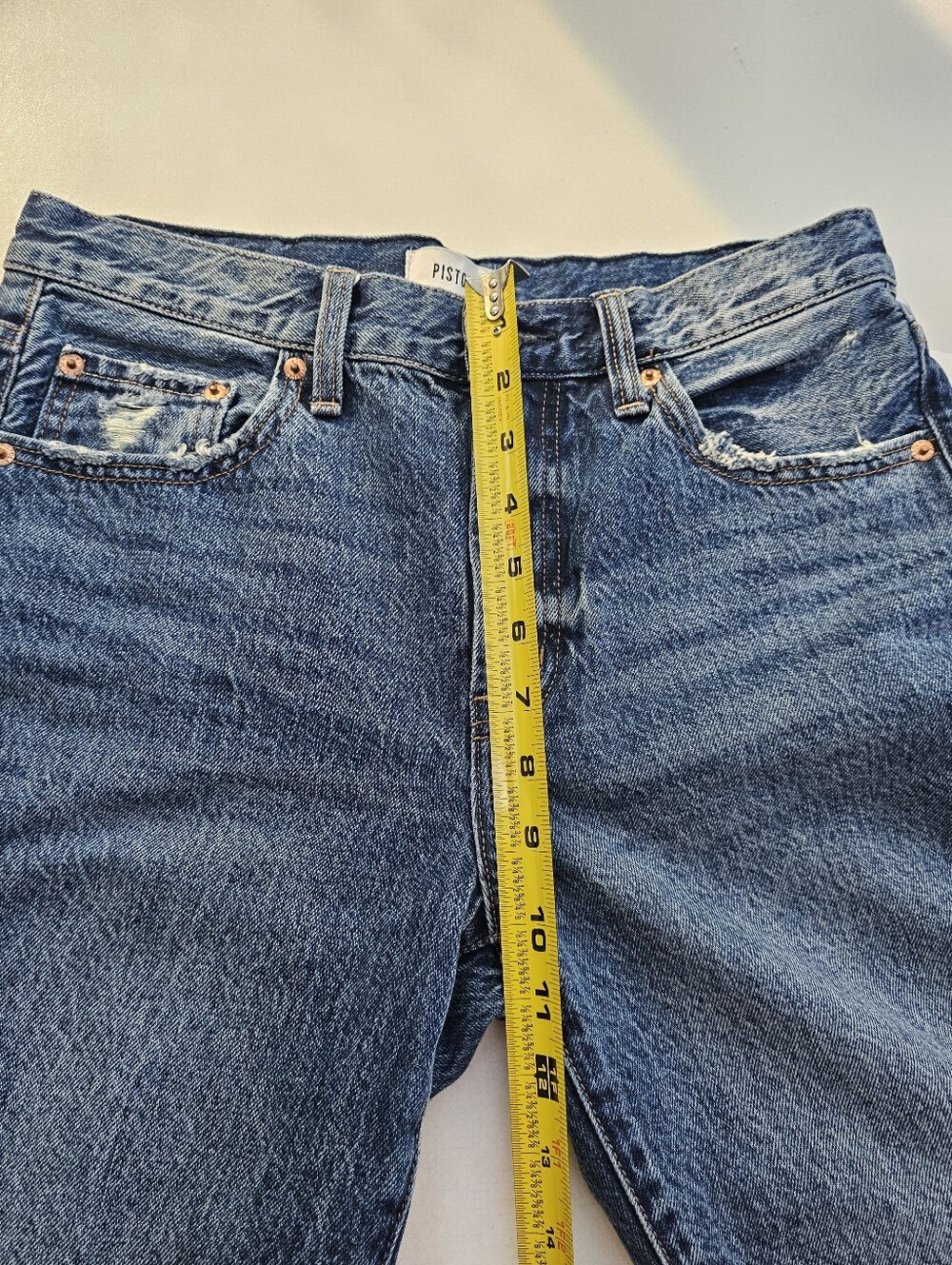 Pistola Lexi Mid Rise Straight Jeans - Picture 6 of 8